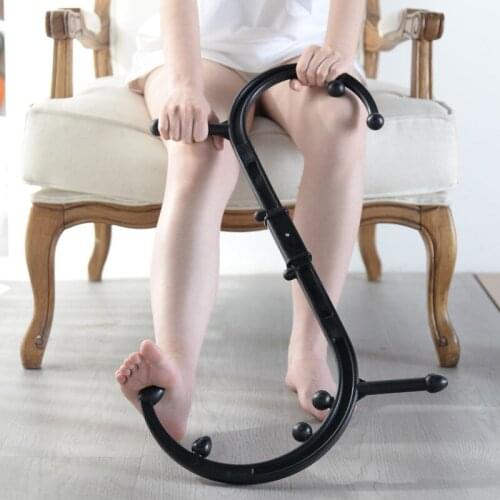 Trigger Point Self Massager Stick Hook S-Shaped Theracane Body Muscle Relief Original Thera Cane Back Massager Therapeutic Tools