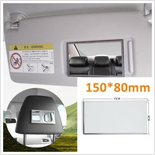 Rear View Mirror Car Mirror Indoor Back Seat Baby View Mirror Baby Car Seat Stainless Steel Car Cosmetic Makeup Sun Visor Mirror