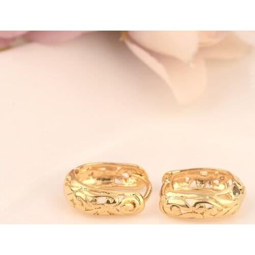 2pairs Vintage Statement Fashion Gold Color Leaf stud Earrings For Women Accessories Earrings Jewelry Brincos girls dubai gift