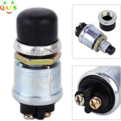 1pc Ignition Starter Switch 60A 12VDC Truck Engine Start Waterproof Push Boat Starter Horn Replacement Button Car Switch