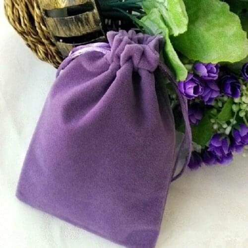 1000pcs high quality velvet drawstring jewerly bag pouch for cosmetic necklace storage and packaging with custom logo