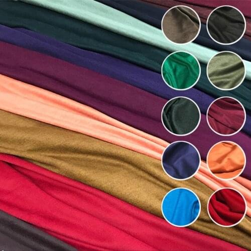 23 Colors Solid Color Knitted Mink Fabric for Womens Dresses Sewing Material Fabrics by the Meter Chinese Style Home Textile