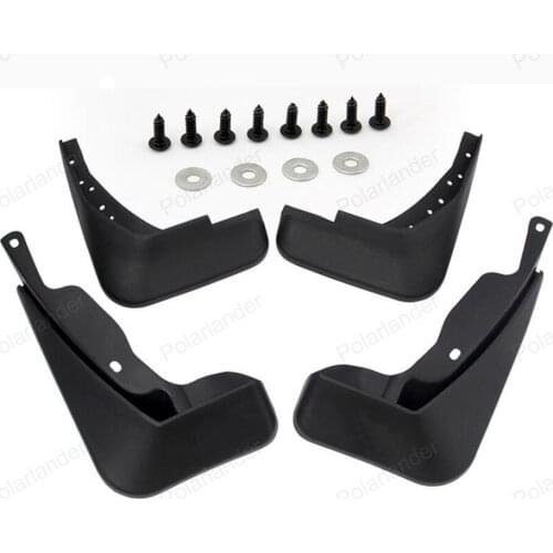 4Pcs/set Car Mud Flaps For Audi A4L 17 Mudflaps Splash Guards Mudguards Fender Protector car accessories