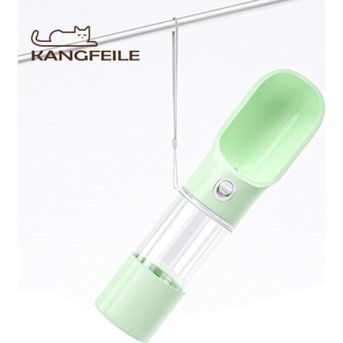 KANGFEILE Dog Water Bottle Dispenser Pet Feeders Bowls for Dogs Cats Dual-Use Human Pet Spray Type Drinking Water Bottle