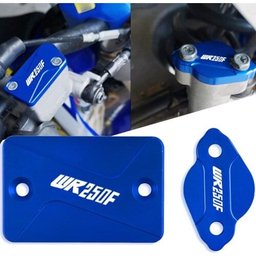 For Yamaha WR250F 2003-2016 WR 250F 250 F 04 05 06 07 08 09 11 12 13 14 15 16 Motocross Front Rear Brake Fluid Reservoir Cover