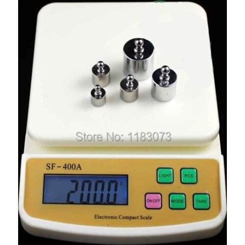 Electronic Compact Platform Scale 5000g 1g Digital Kitchen Scales 5kg for Food Balance Weight Backlight Household Helper