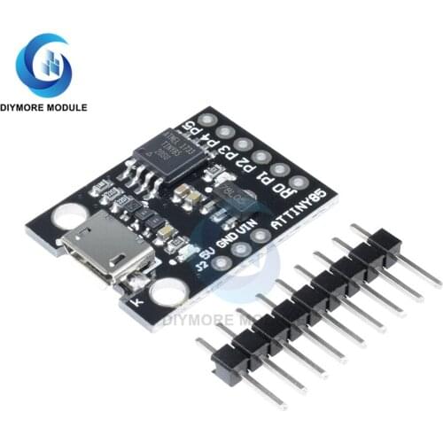 Micro USB ATTINY85 Microcontroller Module Low Power Consumption Support SPI TWI Interface For Arduino Software Control System