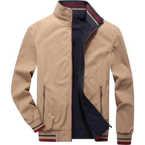 2021Spring and Autumn New Mens Casual Jacket Double-sided Fashion Mens Clothing Jacket Men Jackets for Men Clothes Windbreaker