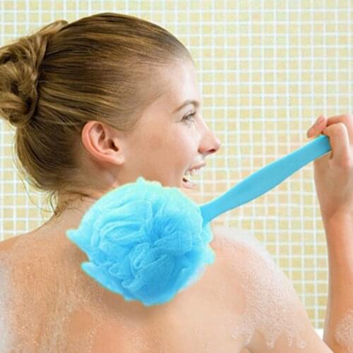 Long Handle Hanging Soft Back Body Shower Ball Shower Cleaning Brush Convenient And Practical Soft Does Not Irritate Comfortable
