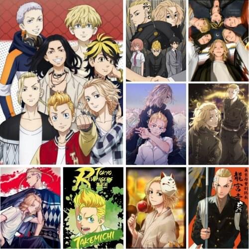 5d Janpanese Anime Tokyo Revengers Sub Into Diamond Painting Art Embroidery Kit Cross Stitch Handmade Gift For Home Decor