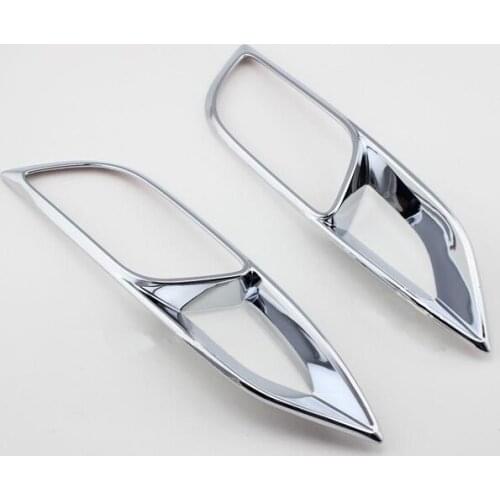 ABS Chrome Front Fog light Lamp Cover Trim For Kia Cerato/K3 2013