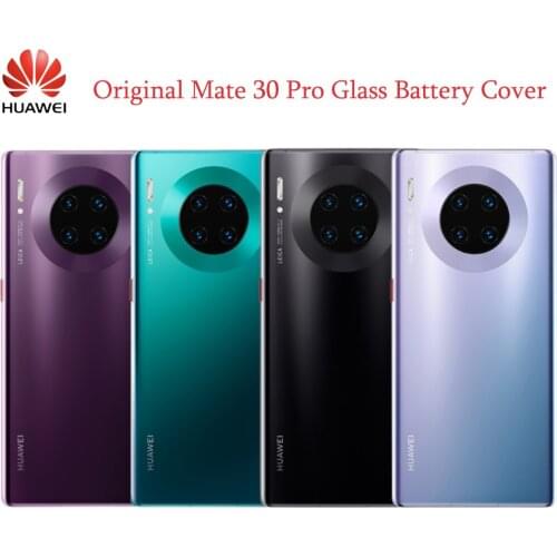 Original Huawei Mate 30 Pro Battery Cover Back Glass Rear Door Housing Panel Case For Mate 30pro Back Battery Cover & Camera Len