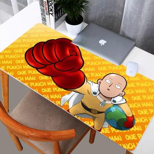 One Punch Man Custom Large Anime Gaming Mouse Pad Game Player Mousepad Pc Table Keyboard Mat For Notebook Mouse Mat