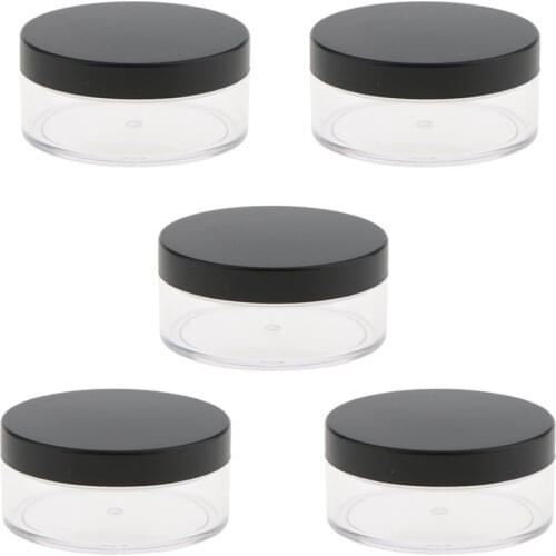 Empty Refillable Cosmetic-Jar Blusher Loose Face Powder Sifter Case Box Case