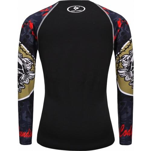 Women' Rash Guard Swimwear Long Sleeve Rashguard Biking Shirts Surf Tops Print Running Shirt Fitness Tights