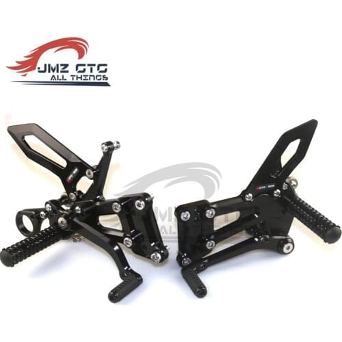 MOTO-TRON Motorcycle CNC Adjustable Rear Set Rearsets Footrest Foot Rest For BMW S1000RR 2010-2014 / S1000R 2011-2016
