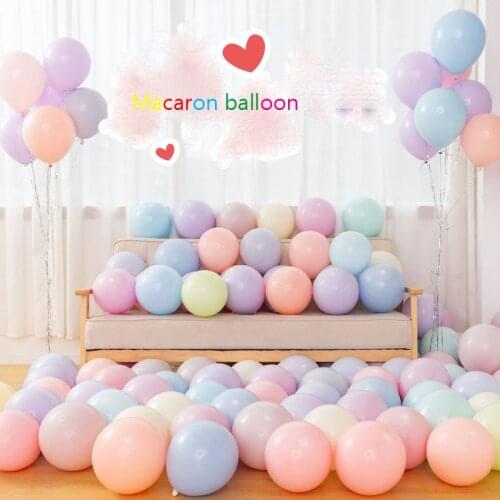 10 inch Macaron Net Red Balloon Birthday Decoration INS Wind Party Wedding Wedding Room Decoration and Arrangement Supplies