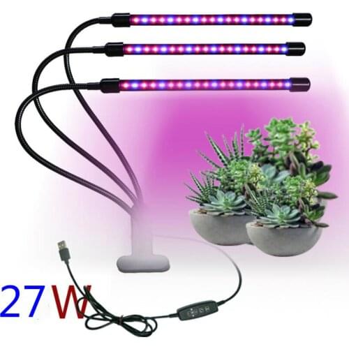 LED Grow Lights Lamp For Plants Full Spectrum USB Dimmable Indoor Plant Vegetable Flower Growing Phyto Lamp Greenhouse Grow Tent