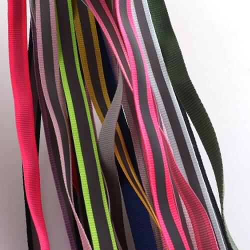 Reflective stripe ribbon fabric trim wide Reflector tape reflector piping width 1 cm reflector reflective tape safety tape