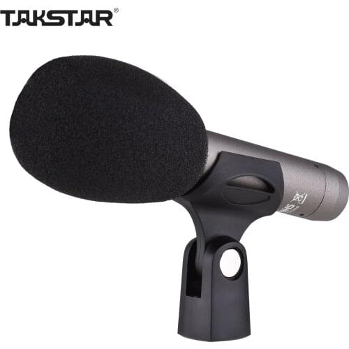 TAKSTAR CM-60 Professional Condenser Microphone XLR Cardioid Mic 48V Phantom Power Supply Studio Recording Broadcasting Stage