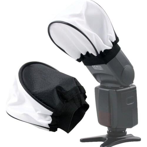 Universal Soft Camera Flash Diffuser Portable Cloth Softbox For Speedlight Reflective Cover For Canon Nikon Flash Accessories