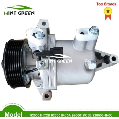 FOR air compressor for car For Nissan MICRA VERSA JUKE 1.6L 926001CK1A 926001HC1B 926001HC2B 926001KC5A 926001KC5B 926003HN0C