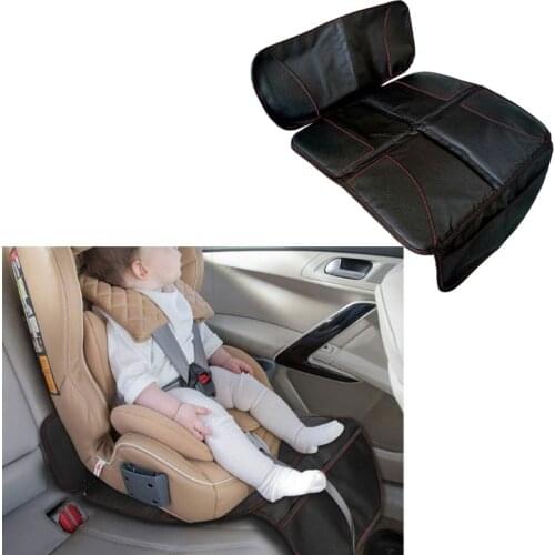 Car Seat Protector Waterproof Car Seat Child Car Seat with Organizer Pockets Leather Seat Protector Thick Padding