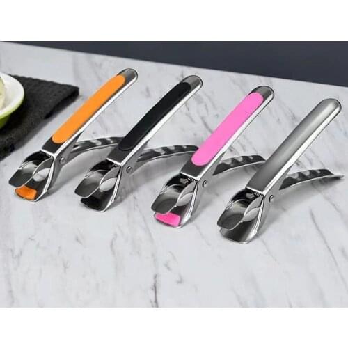 304 Stainless Steel Anti-hot Bowl Clips Dish Clamp Pot Pizza Pan Gripper Holder Hot Dish Plate Clip Retriever Tongs Kitchen Tool