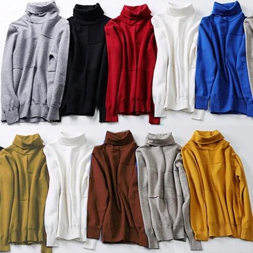 Autumn Turtleneck Sweater Female 2020 Spring Knitt Pullover Loose Long Sleeve Comfortable Soft Bottoming Shirt Female Sweater