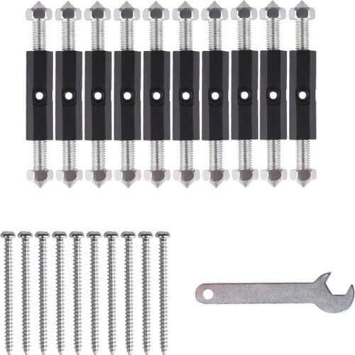 10sets Wall Switch Socket Cassette Repairer Switch Cassette Screw Support Rod for Socket Cassette Repair Electrical New