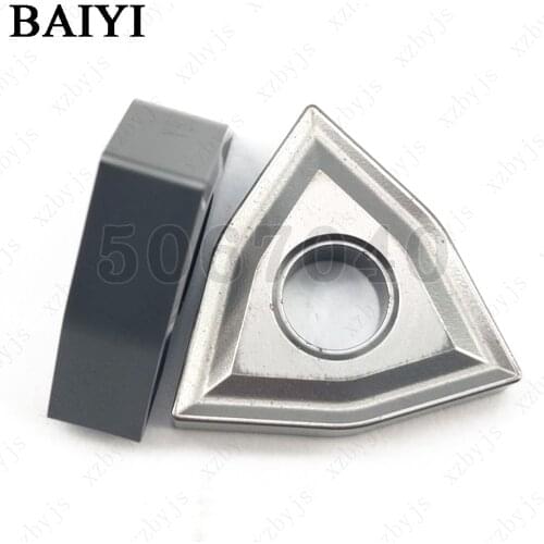 10pcs WNMG080404-TC YB7315 carbide Inserts External Turning Tools lathe cutter turning tool CNC blade WNMG 080404 for cast iron