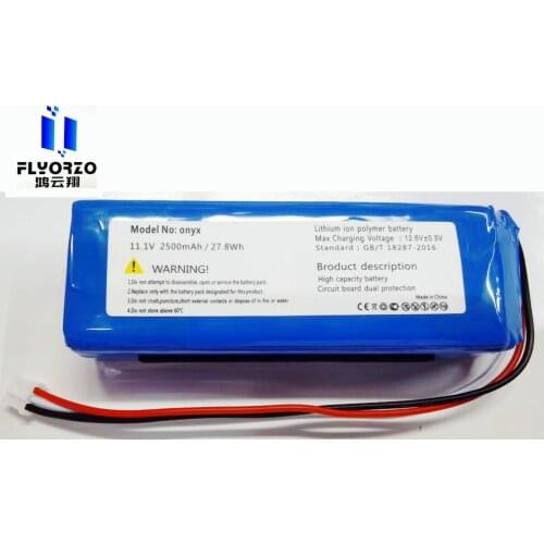 100% Brand new High quality 2500mAh/27.8Wh onyx Battery For JBL Harman Kardon Onyx PR-633496 Bluetooth Speaker