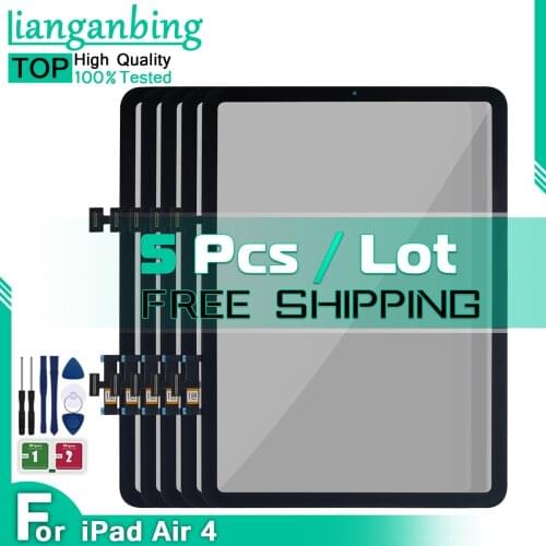 5PCS Touch For Apple iPad Air 4 Gen 2020 A2324 A2325 A2072 A2316 Touch Screen Digitizer Sensor Glass Panel Repair Replacement