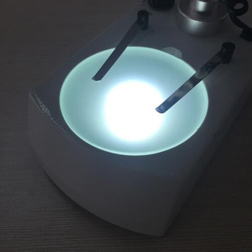 75/85/90/95/100mm Stereo Microscope Specimen Work Stage 4mm Thickness Frosted Glass Plate