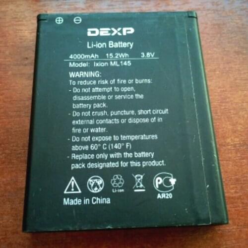 4000mAh Battery For DEXP Ixion ML145 (Snatch SE) Batteries + track code