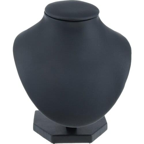 Velvet Necklace Pendant Chain Jewelry Bust Display Holder Show Tools Rack