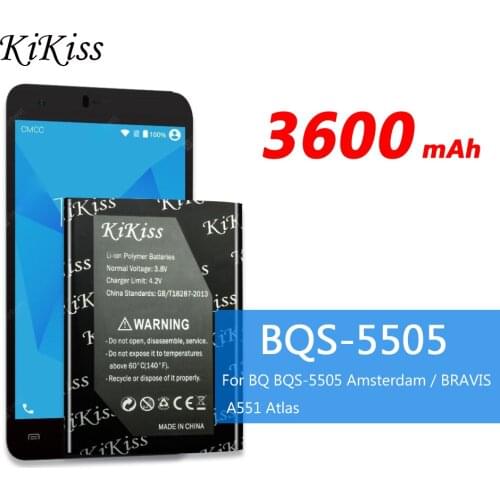 BQS-5505 For BQ BQS-5505 Amsterdam / BRAVIS A551 Atlas 3600mAh Smart Phone High Capacity Battery For BQ Amsterdam / BRAVIS A551