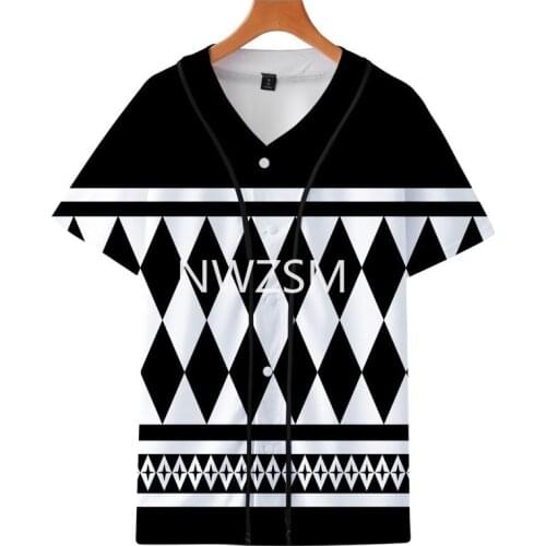 Tokyo Revengers Baseball Shirt Hanagaki Takemichi Ken Ryuguji Anime TShort sleeve slim Baseball Shirt