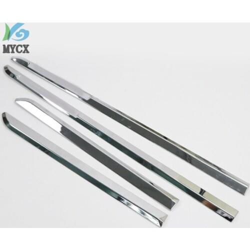 2015 For Volvo XC90 XC 90 2015 2016 2017 2018 ABS Chrome Side Door Car Body Molding Cover Trim 4pcs Car Styling Accessories