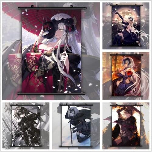 Fate Grand Order Avenger Jeanne Joan Alter Anime manga wall Poster Scroll