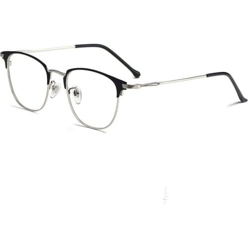 Optical Eyeglasses Frame for Men and Women Eyewear Prescription Glasses Rx Alloy Frame Spectacles Full Rim Anti-Blue ray 3389