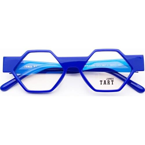 Belight Optical JAMES TART Italy Acetate Square Handmade Craft Women Men Prescription Vintage Eyeglasses Spectacle Frame 367