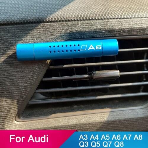 Car Air Freshener Air Outlet Aromatherapy Clip Sticks For Audi A1 A2 A3 A4 A5 A6 A7 A8 Q2 Q3 Q5 Q7 Q8 TT RS3 RS4 RS5 RS6 RS7 Q4