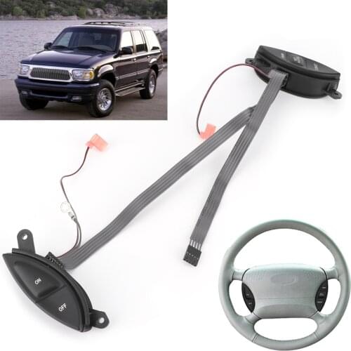 Steering Wheel Cruise Control Switch F87A‑9D809‑BA Fit for Ford Explorer / F150 / Ranger Key Words