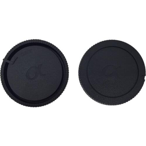 Plastic Rear Back Lens Cover Camera Front Body Cap for Sony Alpha Minolta DSLR MA Mount Camera Lens Accessories