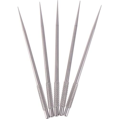 Durable Stainless Steel Portable Rustproof Floss Pick Toothpick Outdoor Household Travel Seal Line Holder Toothpick