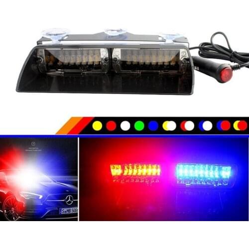 Suction Cup S2 Shovel Lamp 16 LED Open-channel Lamp Front Stop Light Rear Light High-power Flash Light Suction Cup Warning Light