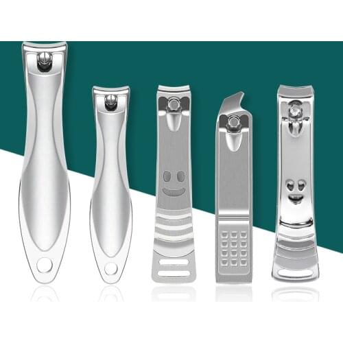 Professional Nail Clippers high quality Stainless Steel Wide Jaw Opening Manicure Trimmer Toenail Clippers for Thick Nails