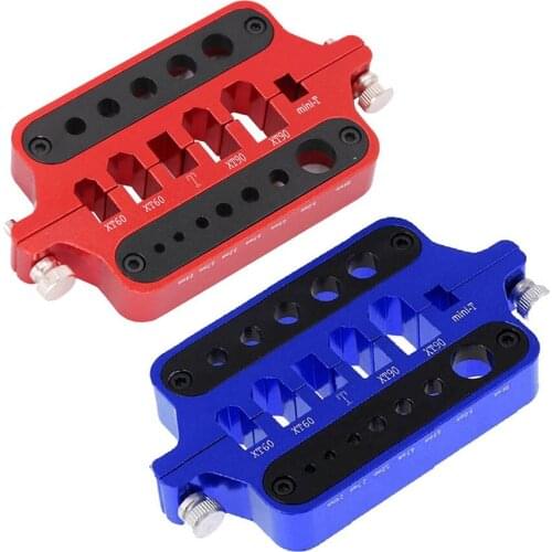 RC Metalen Mini Rode Soldeerbout Houder Model Auto Drone Marine Lassen Tool T Plug Connector XT60 XT90
