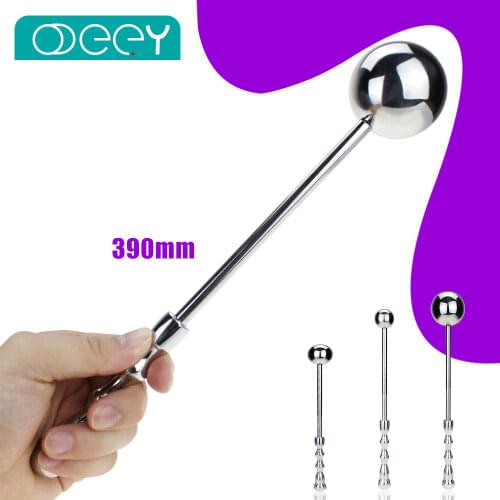 SML Metal Anal Balls Dildo Butt Plug Anal Plugs Long G Spot Stimulate Wand Massage Stick Adult Sex Toys For Men Women Gay Unisex